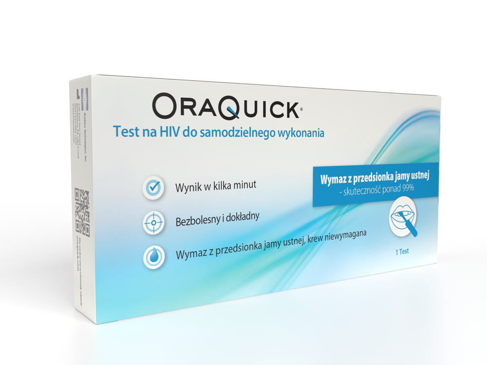 OraQuick HIV Self-Test – bezkrwawy test HIV ze śliny CE-IVD